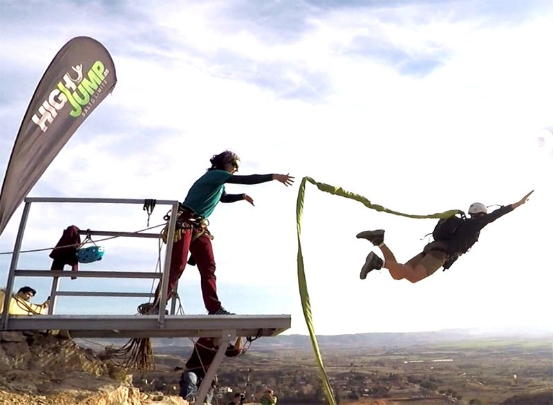 High Jumping Salto Límite Marta Jiménez Bungee Jumping